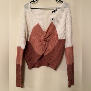 Fashion Nova Just A Little Twisted Sweater Size Small